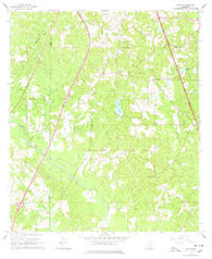 Dixie Mississippi Historical topographic map, 1:24000 scale, 7.5 X 7.5 Minute, Year 1965