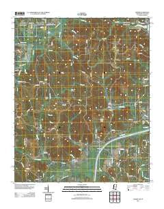 Doskie Mississippi Historical topographic map, 1:24000 scale, 7.5 X 7.5 Minute, Year 2012