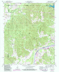 Doskie Mississippi Historical topographic map, 1:24000 scale, 7.5 X 7.5 Minute, Year 1950