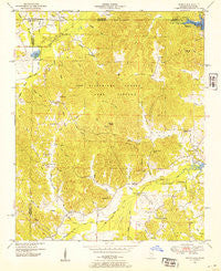 Doskie Mississippi Historical topographic map, 1:24000 scale, 7.5 X 7.5 Minute, Year 1950
