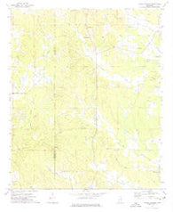 Double Springs Mississippi Historical topographic map, 1:24000 scale, 7.5 X 7.5 Minute, Year 1972