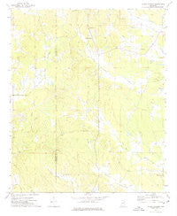 Double Springs Mississippi Historical topographic map, 1:24000 scale, 7.5 X 7.5 Minute, Year 1972