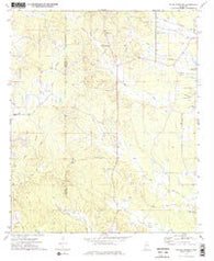 Double Springs Mississippi Historical topographic map, 1:24000 scale, 7.5 X 7.5 Minute, Year 1972