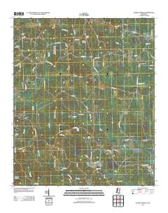 Double Springs Mississippi Historical topographic map, 1:24000 scale, 7.5 X 7.5 Minute, Year 2012