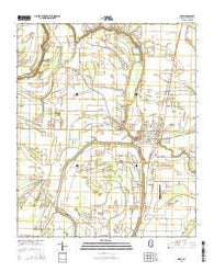 Drew Mississippi Current topographic map, 1:24000 scale, 7.5 X 7.5 Minute, Year 2015