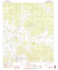Duck Hill Mississippi Historical topographic map, 1:24000 scale, 7.5 X 7.5 Minute, Year 1983