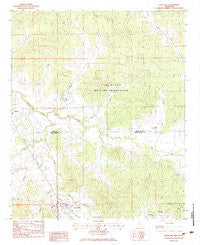 Duck Hill Mississippi Historical topographic map, 1:24000 scale, 7.5 X 7.5 Minute, Year 1983