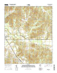 Duck Hill Mississippi Current topographic map, 1:24000 scale, 7.5 X 7.5 Minute, Year 2015