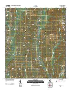 Duffee Mississippi Historical topographic map, 1:24000 scale, 7.5 X 7.5 Minute, Year 2012