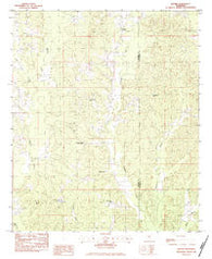 Duffee Mississippi Historical topographic map, 1:24000 scale, 7.5 X 7.5 Minute, Year 1982