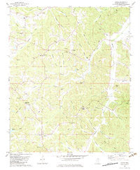 Dumas Mississippi Historical topographic map, 1:24000 scale, 7.5 X 7.5 Minute, Year 1982