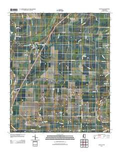 Duncan Mississippi Historical topographic map, 1:24000 scale, 7.5 X 7.5 Minute, Year 2012