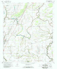 Duncan Mississippi Historical topographic map, 1:24000 scale, 7.5 X 7.5 Minute, Year 1967