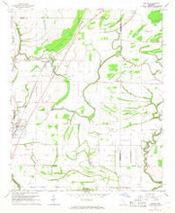 Duncan Mississippi Historical topographic map, 1:24000 scale, 7.5 X 7.5 Minute, Year 1967