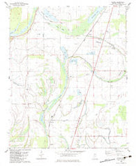 Dundee Mississippi Historical topographic map, 1:24000 scale, 7.5 X 7.5 Minute, Year 1982