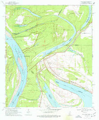 Eagle Bend Mississippi Historical topographic map, 1:24000 scale, 7.5 X 7.5 Minute, Year 1970