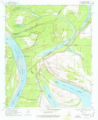 Eagle Bend Mississippi Historical topographic map, 1:24000 scale, 7.5 X 7.5 Minute, Year 1970