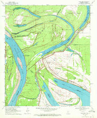 Eagle Bend Mississippi Historical topographic map, 1:24000 scale, 7.5 X 7.5 Minute, Year 1970
