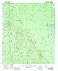 Easen Hill Mississippi Historical topographic map, 1:24000 scale, 7.5 X 7.5 Minute, Year 1982