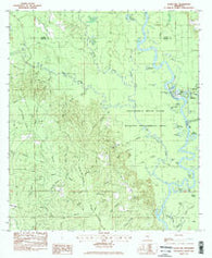 Easen Hill Mississippi Historical topographic map, 1:24000 scale, 7.5 X 7.5 Minute, Year 1982