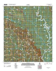 Easen Hill Mississippi Historical topographic map, 1:24000 scale, 7.5 X 7.5 Minute, Year 2012