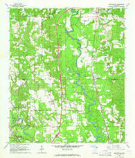 Eastabuchie Mississippi Historical topographic map, 1:24000 scale, 7.5 X 7.5 Minute, Year 1965