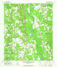 Eastabuchie Mississippi Historical topographic map, 1:24000 scale, 7.5 X 7.5 Minute, Year 1965
