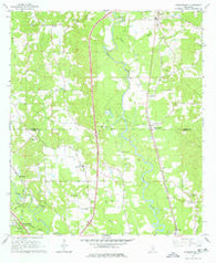 Eastabuchie Mississippi Historical topographic map, 1:24000 scale, 7.5 X 7.5 Minute, Year 1965