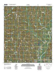Eddiceton Mississippi Historical topographic map, 1:24000 scale, 7.5 X 7.5 Minute, Year 2012