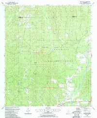 Eddiceton Mississippi Historical topographic map, 1:24000 scale, 7.5 X 7.5 Minute, Year 1988