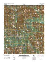 Edinburg Mississippi Historical topographic map, 1:24000 scale, 7.5 X 7.5 Minute, Year 2012