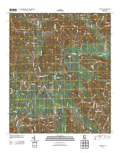 Edinburg Mississippi Historical topographic map, 1:24000 scale, 7.5 X 7.5 Minute, Year 2012