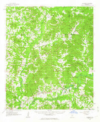 Edinburg Mississippi Historical topographic map, 1:62500 scale, 15 X 15 Minute, Year 1962
