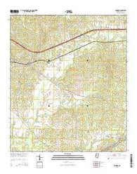 Edwards Mississippi Current topographic map, 1:24000 scale, 7.5 X 7.5 Minute, Year 2015