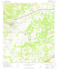 Edwards Mississippi Historical topographic map, 1:24000 scale, 7.5 X 7.5 Minute, Year 1972