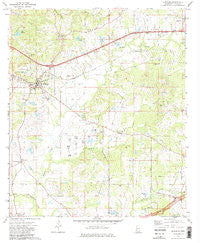 Edwards Mississippi Historical topographic map, 1:24000 scale, 7.5 X 7.5 Minute, Year 1972