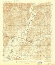 Edwards Mississippi Historical topographic map, 1:62500 scale, 15 X 15 Minute, Year 1938