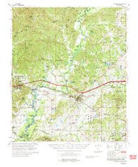 Edwards Mississippi Historical topographic map, 1:62500 scale, 15 X 15 Minute, Year 1975