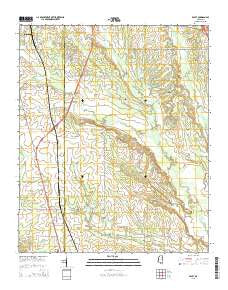 Egypt Mississippi Current topographic map, 1:24000 scale, 7.5 X 7.5 Minute, Year 2015