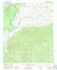 Eldorado Mississippi Historical topographic map, 1:24000 scale, 7.5 X 7.5 Minute, Year 1988