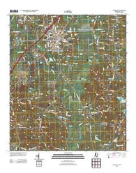 Ellisville Mississippi Historical topographic map, 1:24000 scale, 7.5 X 7.5 Minute, Year 2012