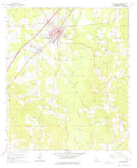 Ellisville Mississippi Historical topographic map, 1:24000 scale, 7.5 X 7.5 Minute, Year 1964
