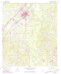 Ellisville Mississippi Historical topographic map, 1:24000 scale, 7.5 X 7.5 Minute, Year 1964