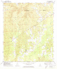 Ethel SE Mississippi Historical topographic map, 1:24000 scale, 7.5 X 7.5 Minute, Year 1972