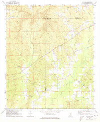 Ethel SE Mississippi Historical topographic map, 1:24000 scale, 7.5 X 7.5 Minute, Year 1972