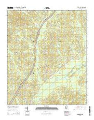 Ethel North Mississippi Current topographic map, 1:24000 scale, 7.5 X 7.5 Minute, Year 2015