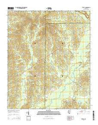 Ethel SE Mississippi Current topographic map, 1:24000 scale, 7.5 X 7.5 Minute, Year 2015