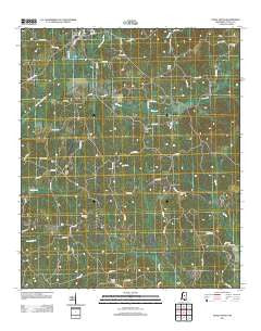 Ethel South Mississippi Historical topographic map, 1:24000 scale, 7.5 X 7.5 Minute, Year 2012