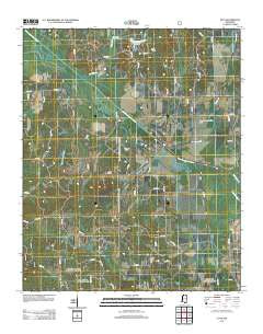 Etta Mississippi Historical topographic map, 1:24000 scale, 7.5 X 7.5 Minute, Year 2012
