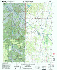 Etta Mississippi Historical topographic map, 1:24000 scale, 7.5 X 7.5 Minute, Year 2000